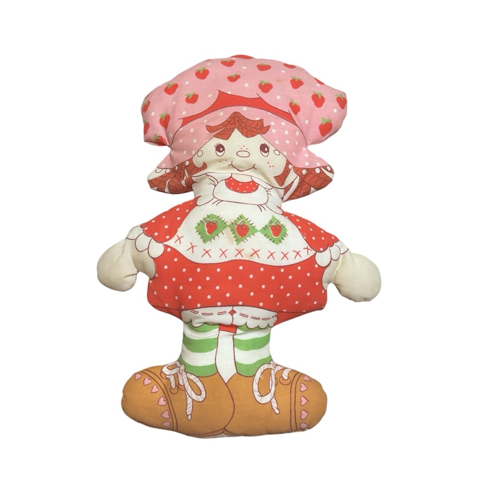 18” Vintage 80s Strawberry Shortcake plush doll - Picture 2 of 9